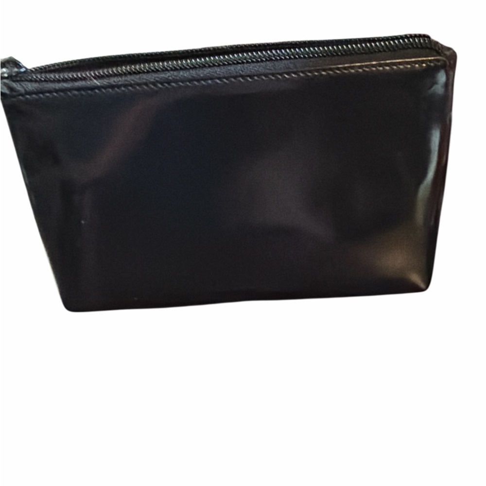 Vintage Gucci Black Patent Leather Square G Cosmetic Pouch - Tom Ford Era - Picture 2 of 6